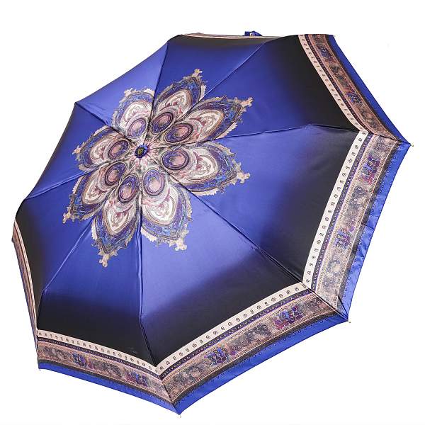 UFS0081-8 Зонт жен. Fabretti, автомат, 3 сложения, сатин Fabretti, Артикул: UFS0081-8 фото №1