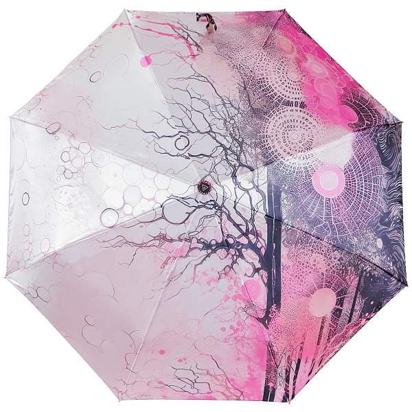 UFS0084-5 Зонт жен. Fabretti, автомат, 3 сложения, сатин Fabretti, Артикул: UFS0084-5 фото №1