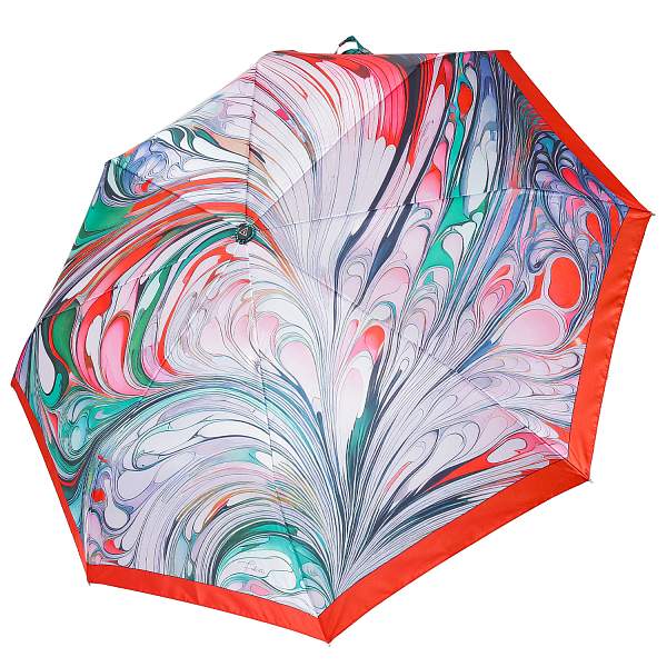 UFS0085-4 Зонт жен. Fabretti, автомат, 3 сложения, сатин Fabretti, Артикул: UFS0085-4 фото №1