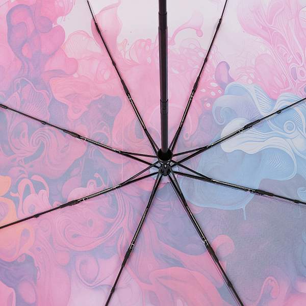 UFS0086-5 Зонт жен. Fabretti, автомат, 3 сложения, сатин Fabretti, Артикул: UFS0086-5 фото №1