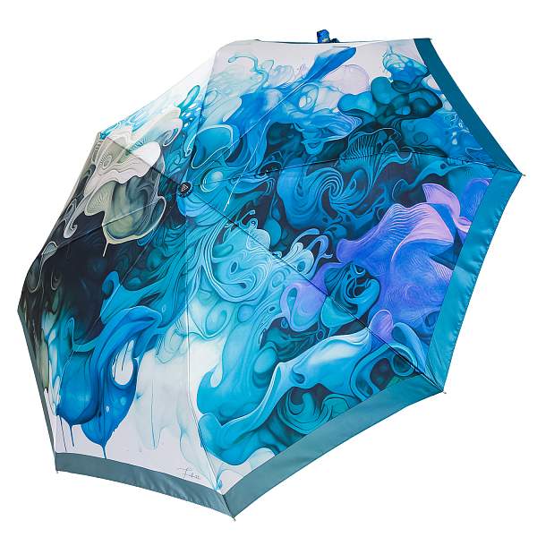 UFS0086-11 Зонт жен. Fabretti, автомат, 3 сложения, сатин Fabretti, Артикул: UFS0086-11 фото №1