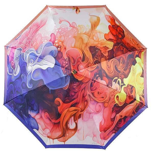 UFS0086-6 Зонт жен. Fabretti, автомат, 3 сложения, сатин Fabretti, Артикул: UFS0086-6 фото №1