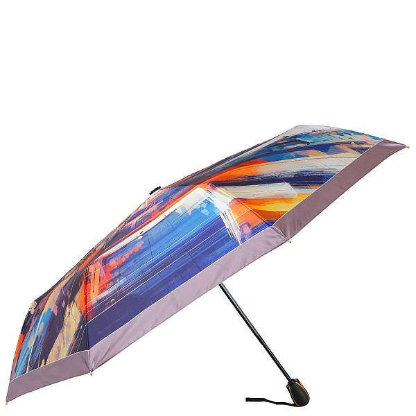 UFS0090-6 Зонт жен. Fabretti, автомат, 3 сложения, сатин Fabretti, Артикул: UFS0090-6 фото №1