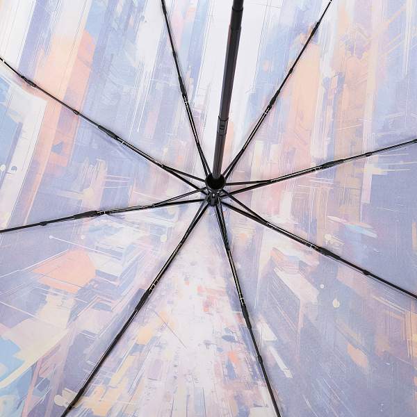UFS0090-6 Зонт жен. Fabretti, автомат, 3 сложения, сатин Fabretti, Артикул: UFS0090-6 фото №1
