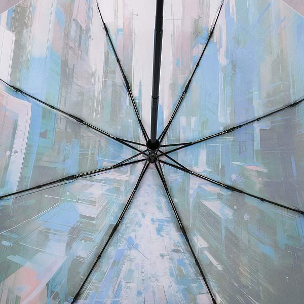 UFS0090-8 Зонт жен. Fabretti, автомат, 3 сложения, сатин Fabretti, Артикул: UFS0090-8 фото №1