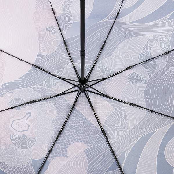 UFS0093-12 Зонт жен. Fabretti, автомат, 3 сложения, сатин Fabretti, Артикул: UFS0093-12 фото №1