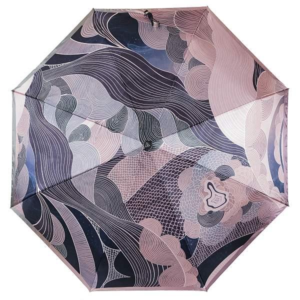 UFS0093-12 Зонт жен. Fabretti, автомат, 3 сложения, сатин Fabretti, Артикул: UFS0093-12 фото №1