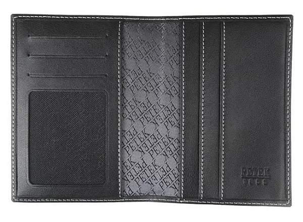 Обложка для паспорта мужская кожаная Petek 501K.000.KD1 Petek, Артикул: 501K.000.KD1 фото №1