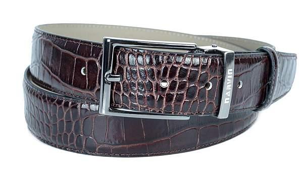 Мужской ремень из натуральной кожи Vasheron, Артикул: 31084-Aligro Caffe /115 фото №1