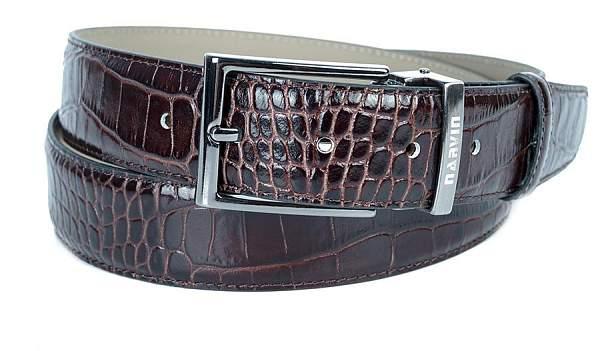 Мужской ремень из натуральной кожи Vasheron, Артикул: 31084-Aligro Caffe /120 фото №1