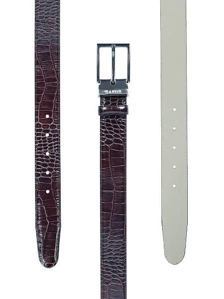 Мужской ремень из натуральной кожи Vasheron, Артикул: 31084-Aligro Caffe /120 фото №1