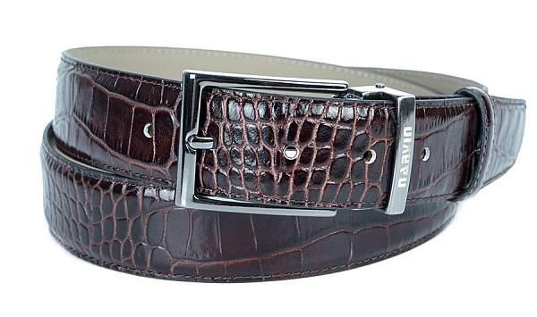 Мужской ремень из натуральной кожи Vasheron, Артикул: 31084-Aligro Caffe /130 фото №1