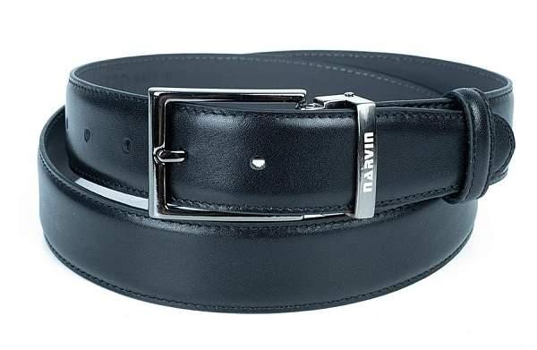 Мужской ремень из натуральной кожи Vasheron, Артикул: 31085-Vegetta Black /120 фото №1