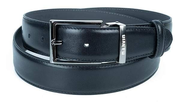 Мужской ремень из натуральной кожи Vasheron, Артикул: 31085-Vegetta Black /125 фото №1