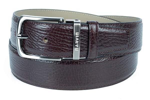 Мужской ремень из натуральной кожи Vasheron, Артикул: 34058-Bridge Brown /130 фото №1