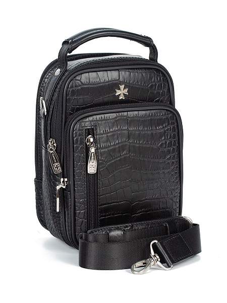 Мужская сумка из натуральной кожи Vasheron, Артикул: 9475-Aligro Black фото №1