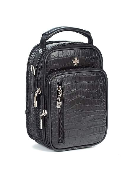 Мужская сумка из натуральной кожи Vasheron, Артикул: 9475-Aligro Black фото №1