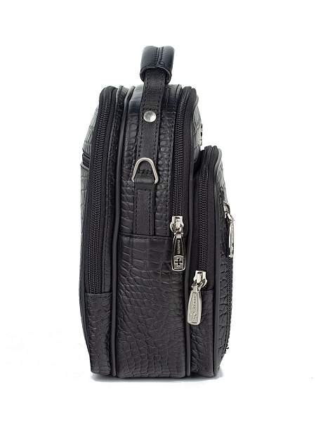 Мужская сумка из натуральной кожи Vasheron, Артикул: 9475-Aligro Black фото №1