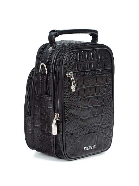 Мужская сумка из натуральной кожи Vasheron, Артикул: 9475-Bambino Black фото №1