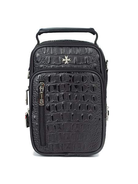 Мужская сумка из натуральной кожи Vasheron, Артикул: 9475-Bambino Black фото №1