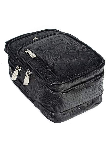 Мужская сумка из натуральной кожи Vasheron, Артикул: 9475-Bambino Black фото №1