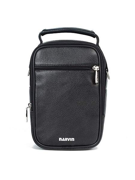 Мужская сумка из натуральной кожи Vasheron, Артикул: 9475-Polo Black фото №1