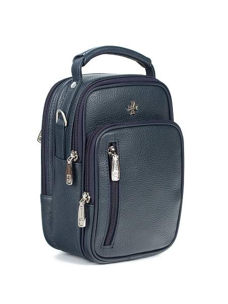 Мужская сумка из натуральной кожи Vasheron, Артикул: 9475-Polo D.Blue фото №1