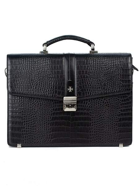 Мужской классический портфель Narvin 9733-Aligro Black Vasheron, Артикул: 9733-Aligro Black фото №1