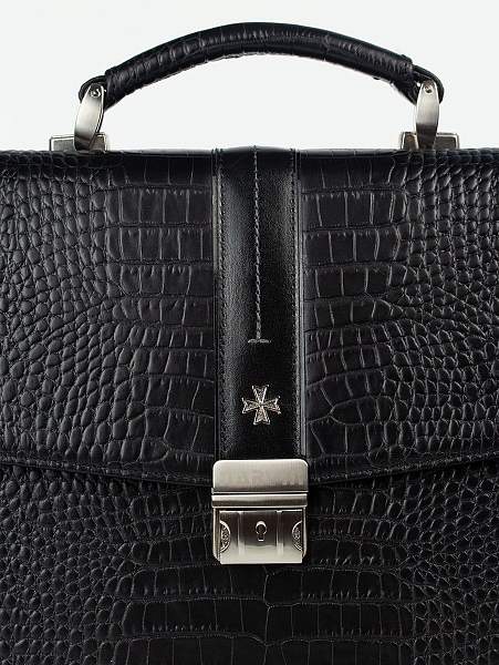 Мужской классический портфель Narvin 9733-Aligro Black Vasheron, Артикул: 9733-Aligro Black фото №1