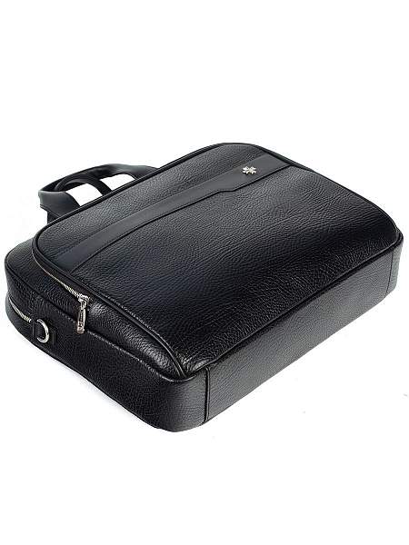 Сумка портфель А4 из натуральной кожи 9771-Bridge Black Vasheron, Артикул: 9771-Bridge Black фото №1