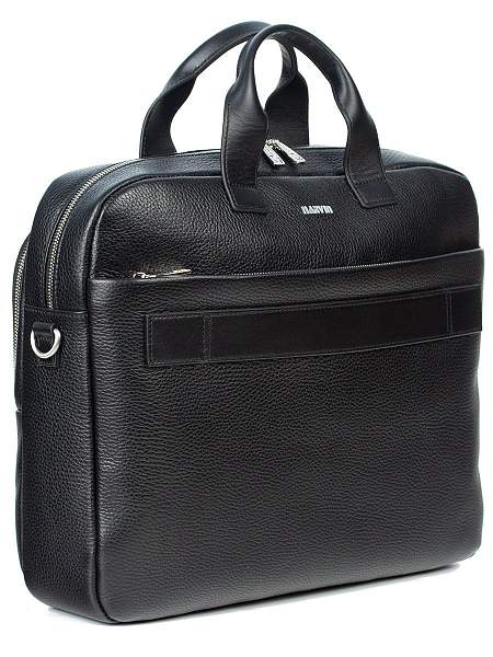 Сумка портфель А4 из натуральной кожи 9771-Polo Black Vasheron, Артикул: 9771-Polo Black фото №1