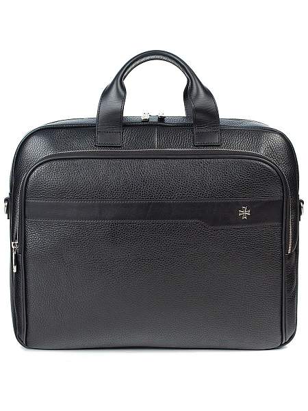 Сумка портфель А4 из натуральной кожи 9771-Polo Black Vasheron, Артикул: 9771-Polo Black фото №1