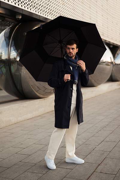 G940-033 Navy (Синий) Зонт мужской трость Fulton Fulton, Артикул: G940-033 Navy фото №1