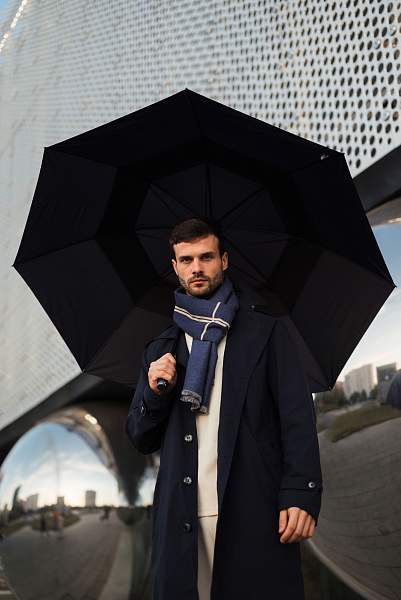 G940-033 Navy (Синий) Зонт мужской трость Fulton Fulton, Артикул: G940-033 Navy фото №1