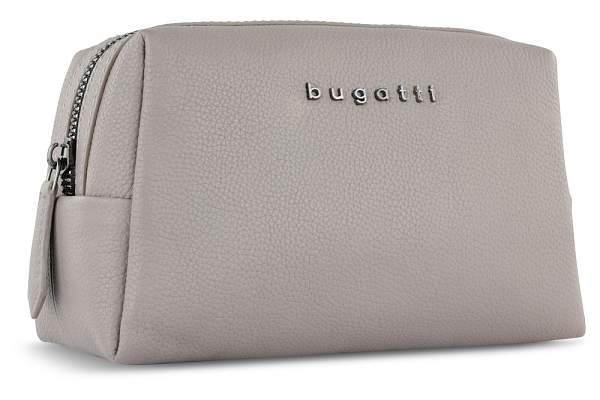 Косметичка BUGATTI Bella, бежевая, воловья кожа/полиэстер, 19х8,5х11 см 49480062 BUGATTI, Артикул: 49480062 фото №1