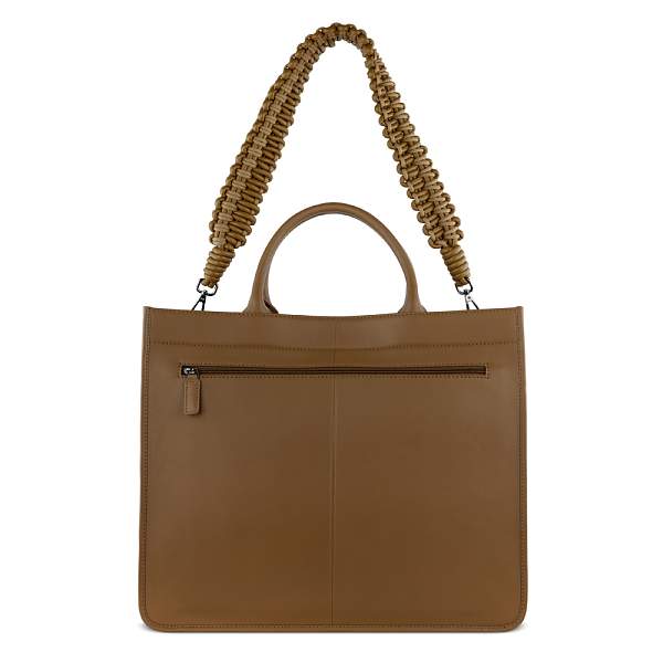 Сумка-тоут женская BUGATTI Daphne, коньячный цвет, воловья кожа/полиэстер, 41х15х34,5 см 49569007 BUGATTI, Артикул: 49569007 фото №1