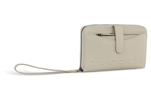 Кошелёк женский BUGATTI Daphne с ключницей, бежевый цвет, воловья кожа/полиэстер, 19х3х11 см 49569450 BUGATTI, Артикул: 49569450 фото №1