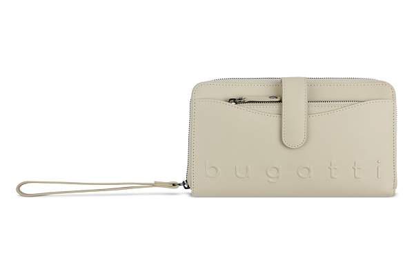 Кошелёк женский BUGATTI Daphne с ключницей, бежевый цвет, воловья кожа/полиэстер, 19х3х11 см 49569450 BUGATTI, Артикул: 49569450 фото №1