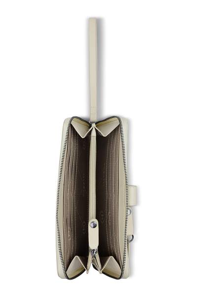 Кошелёк женский BUGATTI Daphne с ключницей, бежевый цвет, воловья кожа/полиэстер, 19х3х11 см 49569450 BUGATTI, Артикул: 49569450 фото №1