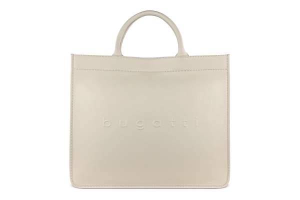 Сумка-тоут женская BUGATTI Daphne, бежевый цвет, воловья кожа/полиэстер, 41х15х34,5 см 49569050 BUGATTI, Артикул: 49569050 фото №1