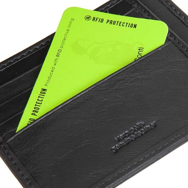 Картхолдер черный Gianni Conti 917197 black Gianni Conti, Артикул: 917197 black фото №1