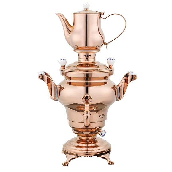 Самовар BEEM модель Odessa, 3 литра, золотистый 06981 (06927) Beem, Артикул: 06981 (06927) фото №1