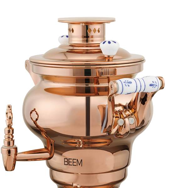 Самовар BEEM модель Odessa, 3 литра, золотистый 06981 (06927) Beem, Артикул: 06981 (06927) фото №1