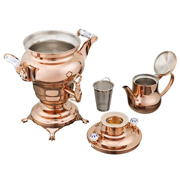 Самовар BEEM модель Odessa, 3 литра, золотистый 06981 (06927) Beem, Артикул: 06981 (06927) фото №1