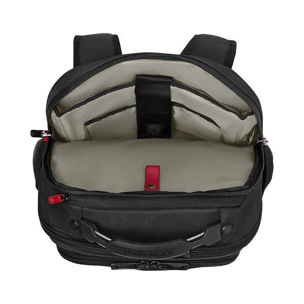 Рюкзак WENGER ALTAIR 15.6", черный, переработанный ПЭТ/Полиэстер, 32х21х44 см, 22 л. 653186 Wenger, Артикул: 653186 фото №1