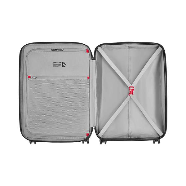 Чемодан WENGER Prymo, чёрный, средний, 45х65х26 см, 59 л, ABS+PC 612537 Wenger, Артикул: 612537 фото №1