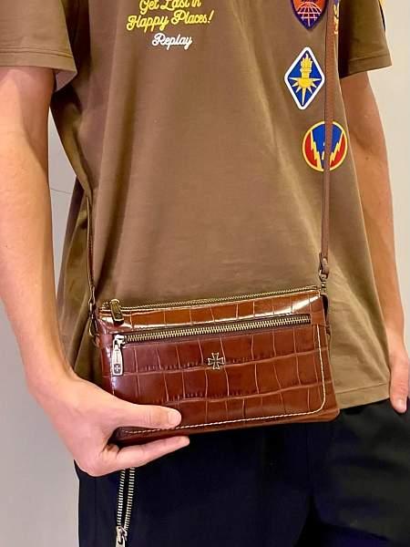 Клатч мужской Vasheron, Артикул: 9449-Croco Brown фото №1