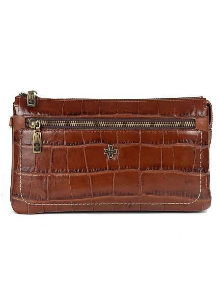 Клатч мужской Vasheron, Артикул: 9449-Croco Brown фото №1