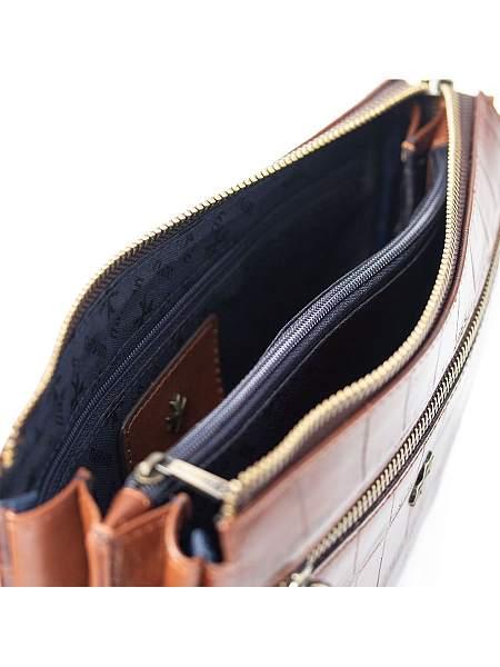 Клатч мужской Vasheron, Артикул: 9449-Croco Brown фото №1