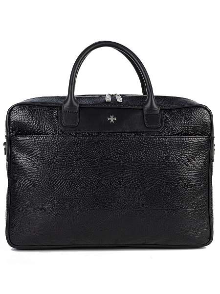 Кожаный портфель-сумка Narvin 9767-Bridge Black Vasheron, Артикул: 9767-Bridge Black фото №1